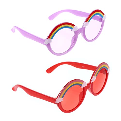 COMPUKAS 2Paare Sonnenbrillen Lustige Cartoon Sonnenbrille für Jungen Ergonomisches Design Leicht COMPUKAS 2Paare Sonnenbrillen Lustige Cartoon Sonnenbrille für Jungen Ergonomisches Design Leicht von COMPUKAS
