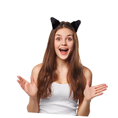 COMPUKAS 2Stücke Katzenohren Haarspangen Handgefertigte Haarklammern für Halloween Langlebiger Sicherer Haarschmuck für Damen Modisches Design für Partys COMPUKAS 2Stücke Katzenohren Haarspangen Handgefertigte Haarklammern für Halloween Langlebiger Sicherer Haarschmuck für Damen Modisches Design für Partys von COMPUKAS
