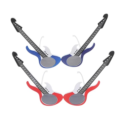 COMPUKAS 2Stücke Lustige Gitarre Sonnenbrille für Erwachsene Ausgefallene Partybrille Sonnenbrille für Festivals Fotorequisite Blickfang für Outfit COMPUKAS 2Stücke Lustige Gitarre Sonnenbrille für Erwachsene Ausgefallene Partybrille Sonnenbrille für Festivals Fotorequisite Blickfang für Outfit von COMPUKAS