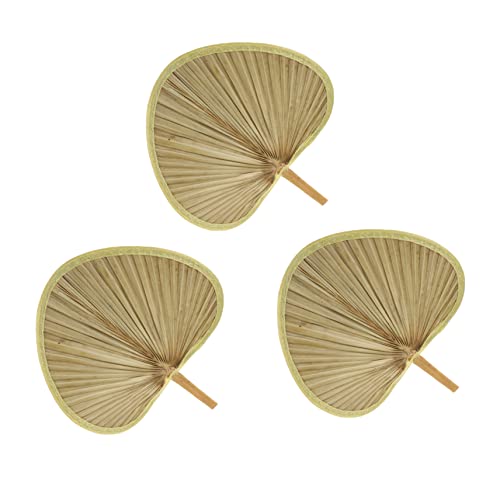 COMPUKAS 3stücke Handgemachte Gewebte Fächer Für Sommer Cooler Pu-fächer Als Dekorativer Wanddekor Für Zuhause Vintage Stil Banana Leaf Scented COMPUKAS 3stücke Handgemachte Gewebte Fächer Für Sommer Cooler Pu-fächer Als Dekorativer Wanddekor Für Zuhause Vintage Stil Banana Leaf Scented von COMPUKAS