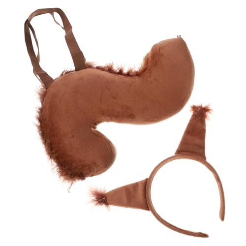 COMPUKAS Eichhörnchen Kostüm mit Verstellbarem Haarreif und Flauschigem Weiches Plüsch Cosplay Tierohren Zubehör für Erwachsene und Party Bühnenperformance COMPUKAS Eichhörnchen Kostüm mit Verstellbarem Haarreif und Flauschigem Weiches Plüsch Cosplay Tierohren Zubehör für Erwachsene und Party Bühnenperformance von COMPUKAS