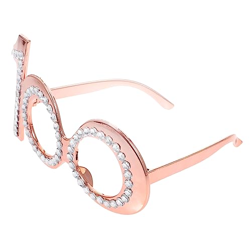 COMPUKAS Geburtstagsbrille strass brille geburtstag brille LED Erwachsene retro leuchtbrillen lustige schnapsgläser sonnenbrillen lustige brille Partygeschenke für Feiern Plastik Rose Gold COMPUKAS Geburtstagsbrille strass brille geburtstag brille LED Erwachsene retro leuchtbrillen lustige schnapsgläser sonnenbrillen lustige brille Partygeschenke für Feiern Plastik Rose Gold von COMPUKAS