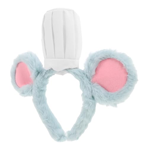 COMPUKAS Niedlicher Mausohren Haarreif mit Kochmütze für Erwachsene Vielseitiges Kostümzubehör für Halloween Cosplay Partys Karneval und Fotoshooting Weicher Puppenstil COMPUKAS Niedlicher Mausohren Haarreif mit Kochmütze für Erwachsene Vielseitiges Kostümzubehör für Halloween Cosplay Partys Karneval und Fotoshooting Weicher Puppenstil von COMPUKAS