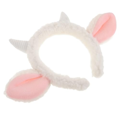 COMPUKAS Plüsch Lammohren Stirnband Weiches Haarband mit Sicherem Sitz Süßes Tierohren Haarreif Vielseitiges Accessoire für Party Cosplay und Festtagsdekoration COMPUKAS Plüsch Lammohren Stirnband Weiches Haarband mit Sicherem Sitz Süßes Tierohren Haarreif Vielseitiges Accessoire für Party Cosplay und Festtagsdekoration von COMPUKAS
