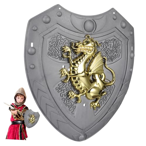 COMPUKAS Schild für Cosplay Ritter Zubehör Sicheres Langlebiges Spielzeugschild für Karneval Halloween Kostümpartys Kostüm Accessoire COMPUKAS Schild für Cosplay Ritter Zubehör Sicheres Langlebiges Spielzeugschild für Karneval Halloween Kostümpartys Kostüm Accessoire von COMPUKAS