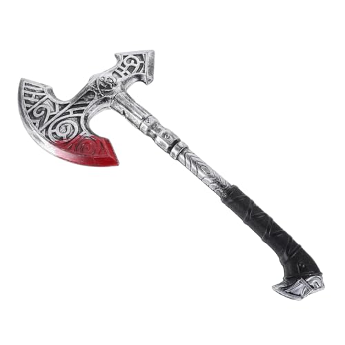 COMPUKAS Simulierte Waffenprops -Ornament Halloween- -Accessoires für Männer gefälschte für Leistung gefälschte Axe -Requisite Plastik Silver COMPUKAS Simulierte Waffenprops -Ornament Halloween- -Accessoires für Männer gefälschte für Leistung gefälschte Axe -Requisite Plastik Silver von COMPUKAS