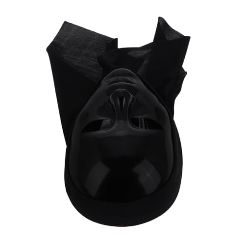 COMPUKAS Vollgesichtsmaske Halloween Kostüm Schwarz Unisex Elastisch Realistisches Design Für Party Street Dance Theaterveranstaltungen COMPUKAS Vollgesichtsmaske Halloween Kostüm Schwarz Unisex Elastisch Realistisches Design Für Party Street Dance Theaterveranstaltungen von COMPUKAS