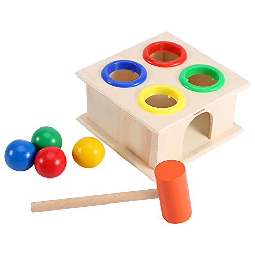 COMTERVI Montessori-Hammerkasten aus Holz, Frühes Lernspielzeug, Hammerspiele für Kleinkinder Im Alter von 2–3, 4 und 5 Jahren COMTERVI Montessori-Hammerkasten aus Holz, Frühes Lernspielzeug, Hammerspiele für Kleinkinder Im Alter von 2–3, 4 und 5 Jahren von COMTERVI