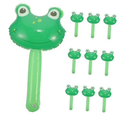 CONGARTENO 10 Stück Teiliges Aufblasbares Hammer mit Glocke Kinderfreundlich Robust und Reißfest für Pool Strand und Luau Partys Lustiges Partyzubehör für Geburtstagsfeiern und Spiele von CONGARTENO