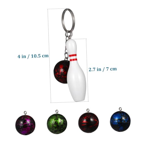 CONGARTENO 10 Stück Teiliges Mini Bowling Schlüsselanhänger Sportliches Design Robuste Anhänger für Tasche und Schlüssel Bunte Farben Praktische Deko für Bowlingparty und Zufällige Farbe CONGARTENO 10 Stück Teiliges Mini Bowling Schlüsselanhänger Sportliches Design Robuste Anhänger für Tasche und Schlüssel Bunte Farben Praktische Deko für Bowlingparty und Zufällige Farbe von CONGARTENO
