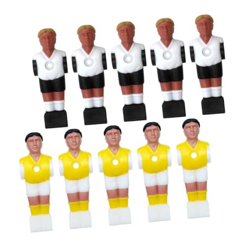 CONGARTENO 10 Stück Teiliges Tischkicker Figuren aus Hochwertigem Resin Langlebige Ersatzspieler für Tischfußball mit Glatter Oberfläche und Einfachem Austausch für Tischfußballspieler und CONGARTENO 10 Stück Teiliges Tischkicker Figuren aus Hochwertigem Resin Langlebige Ersatzspieler für Tischfußball mit Glatter Oberfläche und Einfachem Austausch für Tischfußballspieler und von CONGARTENO