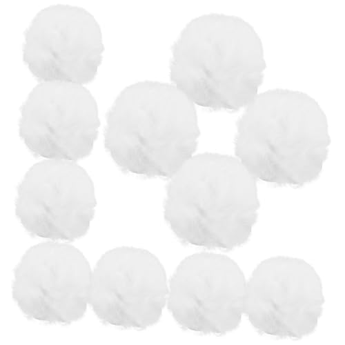 CONGARTENO 10 Stück Teiliges Weißes Bunny Tail Kostüm Accessoire aus Weichem Kunstfell mit Anstecknadel Flauschiger Hasenschwanz für Karneval Cosplay Halloween und Party Dekoration CONGARTENO 10 Stück Teiliges Weißes Bunny Tail Kostüm Accessoire aus Weichem Kunstfell mit Anstecknadel Flauschiger Hasenschwanz für Karneval Cosplay Halloween und Party Dekoration von CONGARTENO