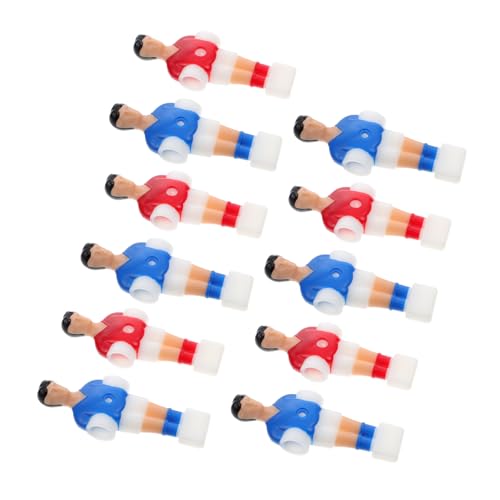 CONGARTENO 11 Stück Teiliges Tischfußballspieler aus Robustem Kunststoff Farblich Klare Drucke Verschleißfest für Standard Tischkicker Einfach zu Montieren und Langlebig für von CONGARTENO