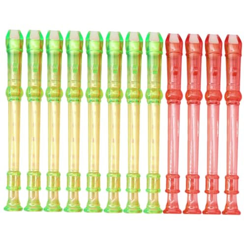 CONGARTENO 12 Stück Teiliges Blockflöten Mini Klarinetten aus Transparentem Bpa Freiem Kunststoff Leichtes Langlebiges Anfänger Blasinstrument für Frühkindliche Zufällige Zufällige Farbe CONGARTENO 12 Stück Teiliges Blockflöten Mini Klarinetten aus Transparentem Bpa Freiem Kunststoff Leichtes Langlebiges Anfänger Blasinstrument für Frühkindliche Zufällige Zufällige Farbe von CONGARTENO