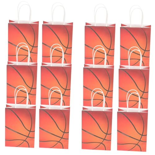 CONGARTENO 12 Stück Teiliges Kraftpapier geschenktüten Basketball Motiv Stabile Süßigkeitentüten und Goodie Bags für Kindergeburtstag Partydekoration Snacks und Kleine Geschenke CONGARTENO 12 Stück Teiliges Kraftpapier geschenktüten Basketball Motiv Stabile Süßigkeitentüten und Goodie Bags für Kindergeburtstag Partydekoration Snacks und Kleine Geschenke von CONGARTENO