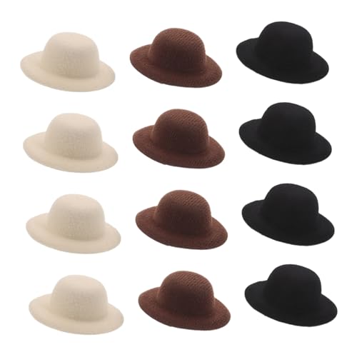CONGARTENO 12 Stück Teiliges Mini Cowboy Hut Haarklammern Leichte Vintage Top Hats Haarspangen in Schwarz Beige Braun Stilvolle Western Cowgirl Clips für Party Kostüm Tee-event Modische CONGARTENO 12 Stück Teiliges Mini Cowboy Hut Haarklammern Leichte Vintage Top Hats Haarspangen in Schwarz Beige Braun Stilvolle Western Cowgirl Clips für Party Kostüm Tee-event Modische von CONGARTENO