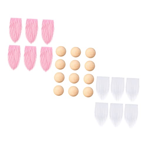 CONGARTENO 1Satz DIY GNOME Fluffiger Handgemachter GNOME mit Holzperlen Bastelmaterial für Kreative GNOME Dekorationen für Verschiedene DIY Projekte von CONGARTENO