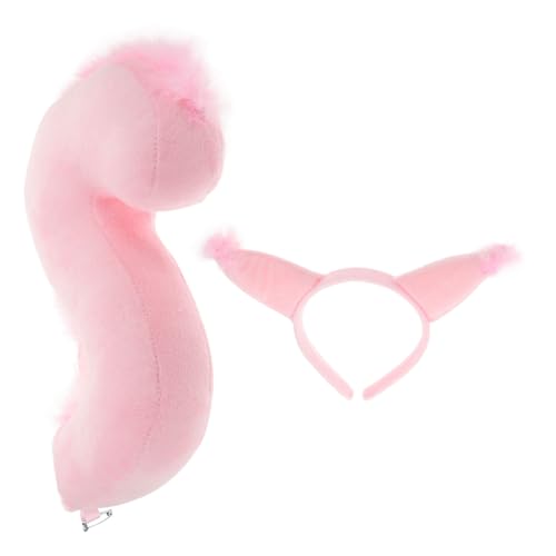 CONGARTENO 1Satz Unisex Eichhörnchen Stirnband und Süßes Tierkostüm Zubehör für Halloween und Cosplay Events Robust und Vielseitig Einsetzbar von CONGARTENO