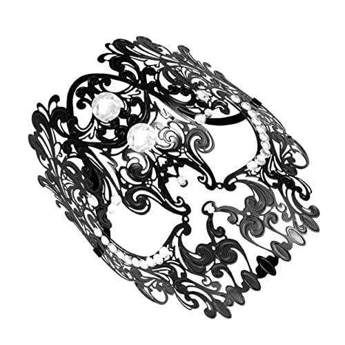 CONGARTENO 1Stück Skelett Hollow Mask Halbmaske für Maskeraden Halloween Partys Atmungsaktiv Leicht Elegantes Design CONGARTENO 1Stück Skelett Hollow Mask Halbmaske für Maskeraden Halloween Partys Atmungsaktiv Leicht Elegantes Design von CONGARTENO