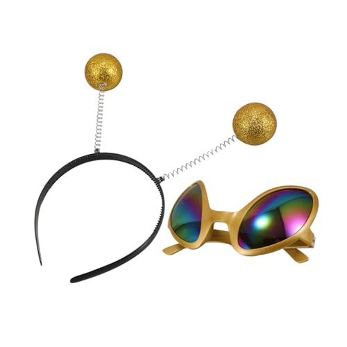 CONGARTENO 1satz Cosplay Haarreif Mit Bunten Sonnenbrillen Teiliges Set Für Lustige Partys Fotobox-requisiten Und Halloween-kostüme Bequeme Passform Und Kreatives Design CONGARTENO 1satz Cosplay Haarreif Mit Bunten Sonnenbrillen Teiliges Set Für Lustige Partys Fotobox-requisiten Und Halloween-kostüme Bequeme Passform Und Kreatives Design von CONGARTENO