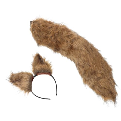 CONGARTENO 1satz Faux Fox Ears Haarreif Fuchs Kopfband Für Cosplay Halloween Und Kostümpartys Lustiges Tierkostüm Zubehör Für Damen Und Herren Gemacht Hochwertigen Materialien Und von CONGARTENO