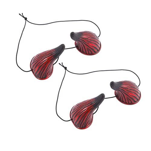 CONGARTENO 2 Paare Rote Ox Horn Haarschmuck Halloween Party Dekoration Leichtes Cosplay Zubehör für Mädchen CONGARTENO 2 Paare Rote Ox Horn Haarschmuck Halloween Party Dekoration Leichtes Cosplay Zubehör für Mädchen von CONGARTENO