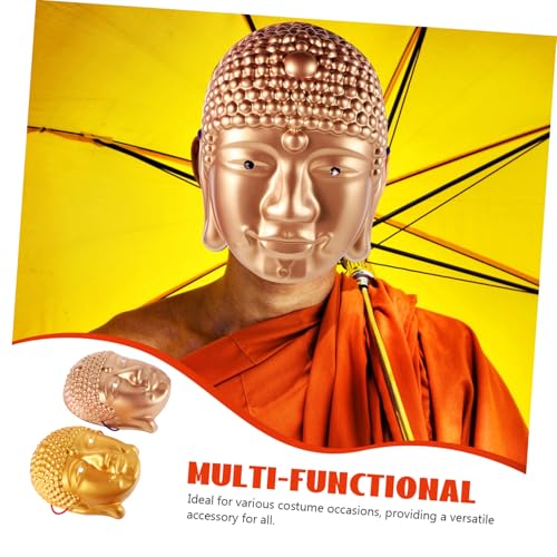 CONGARTENO 2 Stück Buddha Kopf Maske Halloween Karneval Maske Robustem Kunststoff Realistisch Detailliert für Erwachsene Fasching Kostümaccessoire CONGARTENO 2 Stück Buddha Kopf Maske Halloween Karneval Maske Robustem Kunststoff Realistisch Detailliert für Erwachsene Fasching Kostümaccessoire von CONGARTENO
