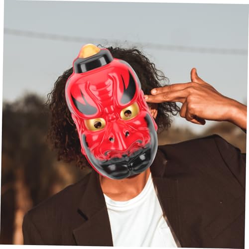 CONGARTENO 2 Stück Japanische Tengu Masken Kunststoff Gruselige Party Masken für Männer und Frauen Cosplay Karneval Zubehör Bequeme für Halloween und Kostümpartys CONGARTENO 2 Stück Japanische Tengu Masken Kunststoff Gruselige Party Masken für Männer und Frauen Cosplay Karneval Zubehör Bequeme für Halloween und Kostümpartys von CONGARTENO