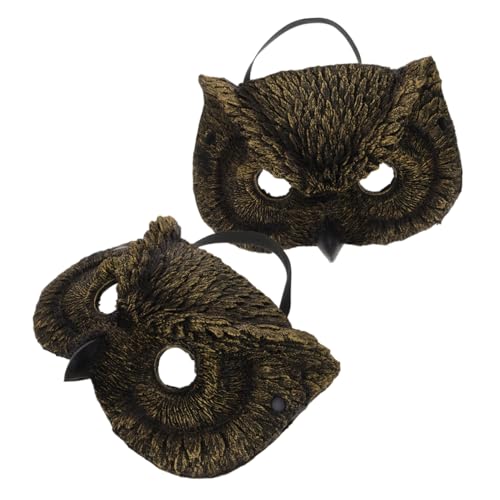 CONGARTENO 2 Stück Realistische Eulen Halbmasken aus PU Schaumstoff Leichte und Hautfreundliche Tiermasken für Halloween Cosplay Maskerade und Party Komfortabel und Detailreich Gestaltet CONGARTENO 2 Stück Realistische Eulen Halbmasken aus PU Schaumstoff Leichte und Hautfreundliche Tiermasken für Halloween Cosplay Maskerade und Party Komfortabel und Detailreich Gestaltet von CONGARTENO