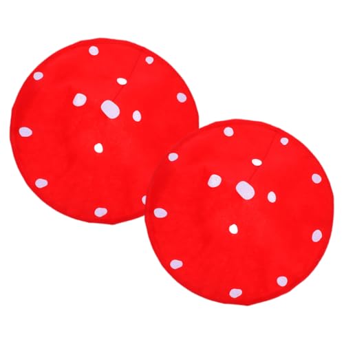 CONGARTENO 2 Stück Rote Kostümkappe für Erwachsene Einzigartige Dekokappe für Cosplay und Themenpartys für Festivals und Feiern CONGARTENO 2 Stück Rote Kostümkappe für Erwachsene Einzigartige Dekokappe für Cosplay und Themenpartys für Festivals und Feiern von CONGARTENO