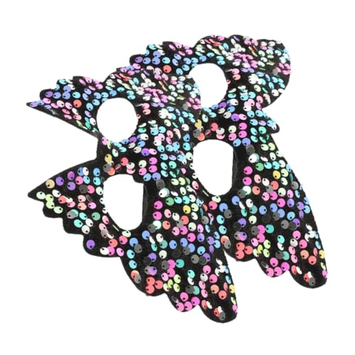 CONGARTENO 2 Stück Teiliges Damen Pailletten Schmetterlingsmaske Venezianische Applikation Strapazierfähiges PVC für Karneval Halloween Maskenball Partyaccessoires CONGARTENO 2 Stück Teiliges Damen Pailletten Schmetterlingsmaske Venezianische Applikation Strapazierfähiges PVC für Karneval Halloween Maskenball Partyaccessoires von CONGARTENO