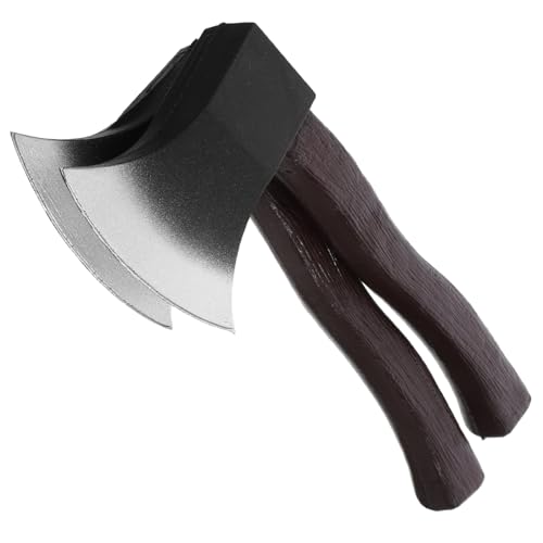 CONGARTENO 2 Stück Teiliges Halloween Realistische Attrappen Axt Cosplay Requisite für Kostümparty Bühnenauftritt CONGARTENO 2 Stück Teiliges Halloween Realistische Attrappen Axt Cosplay Requisite für Kostümparty Bühnenauftritt von CONGARTENO
