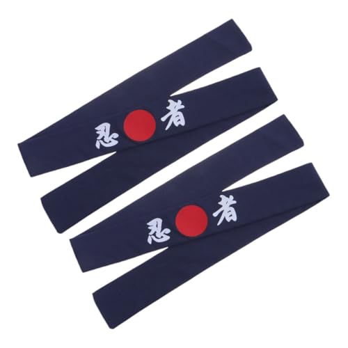CONGARTENO 2 Stück Teiliges Japanisches Stirnband für Karate und Sushi Meister Elastisches Rutschfestes Headband mit Ninja muster Vielseitig für Kampfsport und Kostümpartys Geeignet CONGARTENO 2 Stück Teiliges Japanisches Stirnband für Karate und Sushi Meister Elastisches Rutschfestes Headband mit Ninja muster Vielseitig für Kampfsport und Kostümpartys Geeignet von CONGARTENO