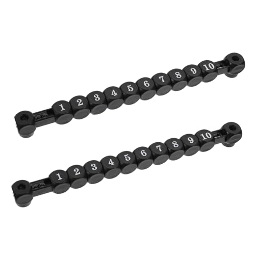 CONGARTENO 2 Stück Teiliges Kunststoff Fußball Robust Langlebig Einfach Montierbar für Tischfußball Geeignet Multipurpose Score Keeper Schwarz CONGARTENO 2 Stück Teiliges Kunststoff Fußball Robust Langlebig Einfach Montierbar für Tischfußball Geeignet Multipurpose Score Keeper Schwarz von CONGARTENO