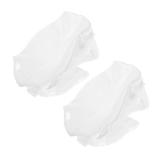 CONGARTENO 2 Stück Teiliges Weißer Spitzen magd haube Lolita Maid Cosplay Kopfbedeckung Spitzenhaube für Damen Stilvolle Tea Party und Halloween Kostüm accessoires CONGARTENO 2 Stück Teiliges Weißer Spitzen magd haube Lolita Maid Cosplay Kopfbedeckung Spitzenhaube für Damen Stilvolle Tea Party und Halloween Kostüm accessoires von CONGARTENO