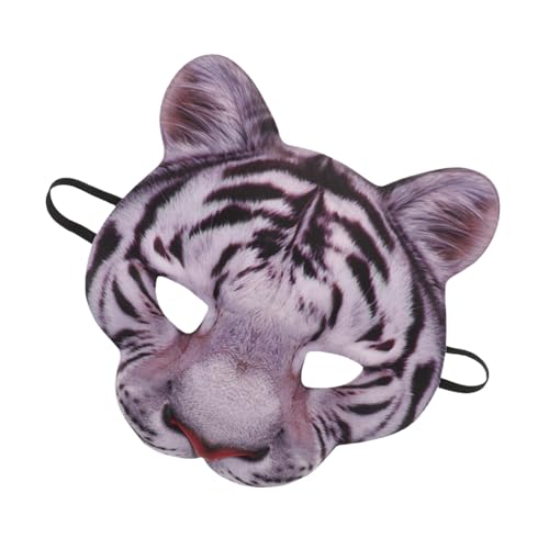 CONGARTENO 2 Stück Tiger Halbgesicht Tiermaske für Faschingskostüm und Halloween Atmungsaktive Realistische Animal Mask für Cosplay Karneval Maskenball und Festival CONGARTENO 2 Stück Tiger Halbgesicht Tiermaske für Faschingskostüm und Halloween Atmungsaktive Realistische Animal Mask für Cosplay Karneval Maskenball und Festival von CONGARTENO