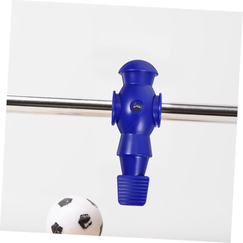 CONGARTENO 2 Stück Tischfußball Spieler Ersatzteile Blau Naturnahe Kicker Spielfiguren Einfache Montage Robustes Zubehör für Tischfußballtisch für Familien und Turnierspiele von CONGARTENO