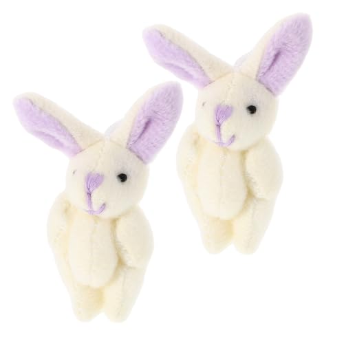 CONGARTENO 2 Stück Weiche Bewegliche Gelenk Kaninchenplüschtiere Kleine Niedliche Hasenpuppen für Geburtstage Ostern Hochzeiten und Partydekorationen CONGARTENO 2 Stück Weiche Bewegliche Gelenk Kaninchenplüschtiere Kleine Niedliche Hasenpuppen für Geburtstage Ostern Hochzeiten und Partydekorationen von CONGARTENO