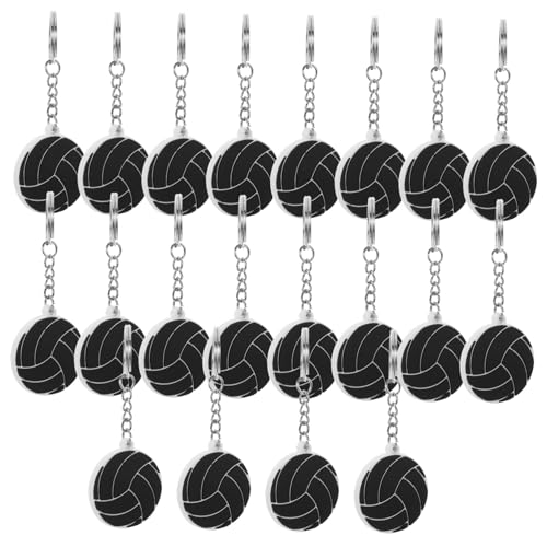CONGARTENO 20 Stück Teiliges Volleyball Schlüsselanhänger PVC Robust Langlebig mit Realistischem Design für Sportfans Partygeschenke Schmuckanhänger für Freunde Familie Teammates CONGARTENO 20 Stück Teiliges Volleyball Schlüsselanhänger PVC Robust Langlebig mit Realistischem Design für Sportfans Partygeschenke Schmuckanhänger für Freunde Familie Teammates von CONGARTENO