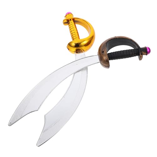 CONGARTENO Piratenset Für Jungen Und Mädchen – 2 Plastikspielzeuge Für Kinder Realistische Piratenkostüm-Requisiten Leicht Und Für Halloween Und Ankleidespiele von CONGARTENO