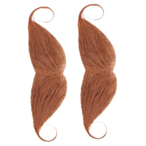CONGARTENO 2Stücke Realistischer Schnurrbart Gefälschter für Cosplay Künstlicher Schnurrbart Requisite für Halloween Party Maskerade Einfach CONGARTENO 2Stücke Realistischer Schnurrbart Gefälschter für Cosplay Künstlicher Schnurrbart Requisite für Halloween Party Maskerade Einfach von CONGARTENO