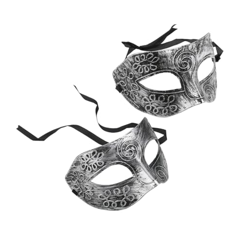 CONGARTENO 2pcs Maskerade -maske Retro Venezianische Maskerade -maske Für Halloween Party Mardi Gras Mascarade Ball Party von CONGARTENO