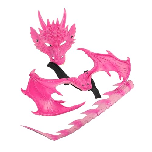 CONGARTENO 3 Stück Teiliges Drachenkostüm Set Dragon Cosplay mit Flügeln und Maske Robustes Halloween Verkleidung Zubehör für Rollenspiele für Partys und Schulaufführungen CONGARTENO 3 Stück Teiliges Drachenkostüm Set Dragon Cosplay mit Flügeln und Maske Robustes Halloween Verkleidung Zubehör für Rollenspiele für Partys und Schulaufführungen von CONGARTENO