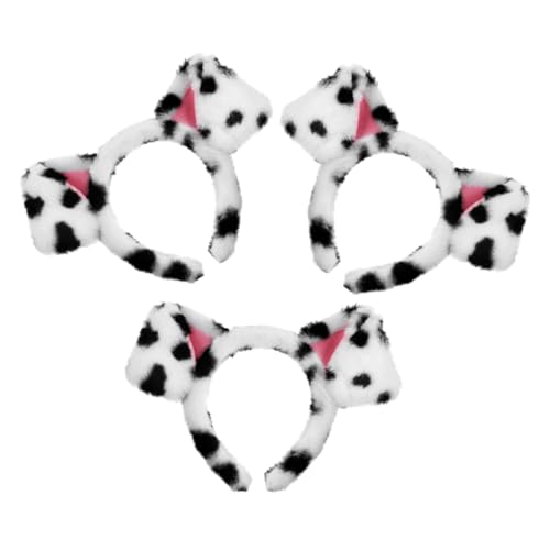 CONGARTENO 3 Stücke Hundeohren Stirnband Teilig Ohr Design Realistisch für Cosplay Kostümparty Karneval Halloween Zubehör CONGARTENO 3 Stücke Hundeohren Stirnband Teilig Ohr Design Realistisch für Cosplay Kostümparty Karneval Halloween Zubehör von CONGARTENO