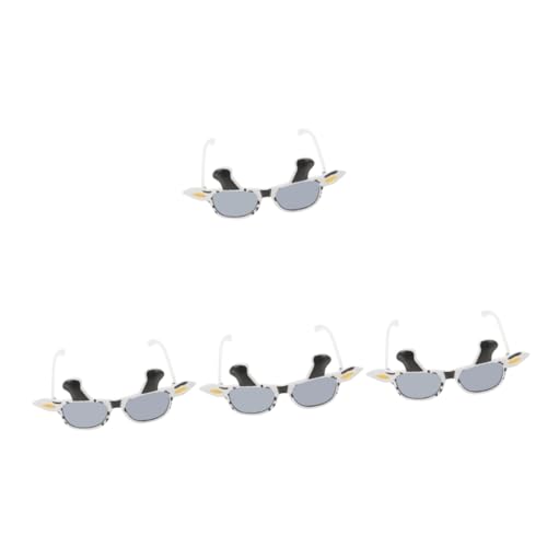 CONGARTENO 4 Stück Cartoon Tierbrillen Szenenrahmen Für Erwachsene Trendiges Accessoire Kuhblau Partys Geformte Brillen Lustige Neuheit Alberner Partybrille Tierparty CONGARTENO 4 Stück Cartoon Tierbrillen Szenenrahmen Für Erwachsene Trendiges Accessoire Kuhblau Partys Geformte Brillen Lustige Neuheit Alberner Partybrille Tierparty von CONGARTENO