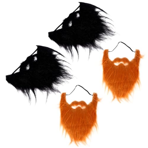 CONGARTENO Lustige Party-Schnurrbart-Requisiten 4er-Set Künstliche Bärte Für Halloween-ankleidepartys CONGARTENO Lustige Party-Schnurrbart-Requisiten 4er-Set Künstliche Bärte Für Halloween-ankleidepartys von CONGARTENO