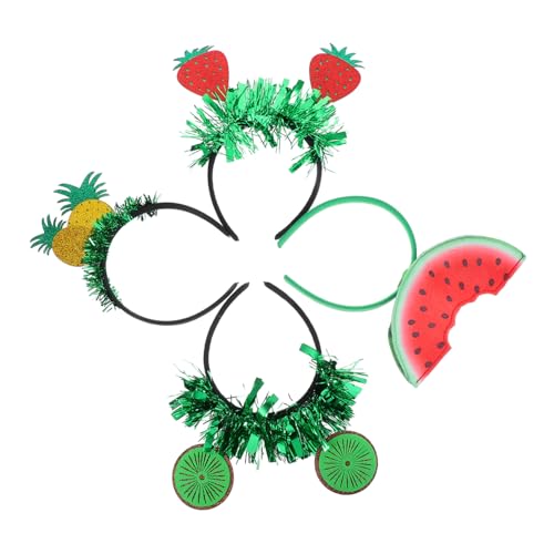 CONGARTENO 4 Stück Teiliges Lustige Obst Stirnbänder für Mädchen Buntes Hawaii Party Haarband Widerstandsfähig gegen Verblassen und Verformen für Festival Geburtstag Karneval und CONGARTENO 4 Stück Teiliges Lustige Obst Stirnbänder für Mädchen Buntes Hawaii Party Haarband Widerstandsfähig gegen Verblassen und Verformen für Festival Geburtstag Karneval und von CONGARTENO