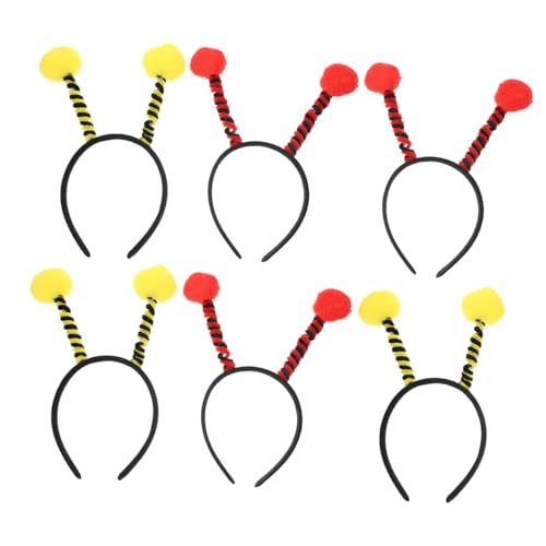 CONGARTENO 6 Stück Teiliges Halloween Haarreifen mit Ameisen Antennen Bienen und Marienkäfer Kostüm Zubehör Lustige Tierkopfschmuck Haarreifen für Karneval Party und Cosplay CONGARTENO 6 Stück Teiliges Halloween Haarreifen mit Ameisen Antennen Bienen und Marienkäfer Kostüm Zubehör Lustige Tierkopfschmuck Haarreifen für Karneval Party und Cosplay von CONGARTENO