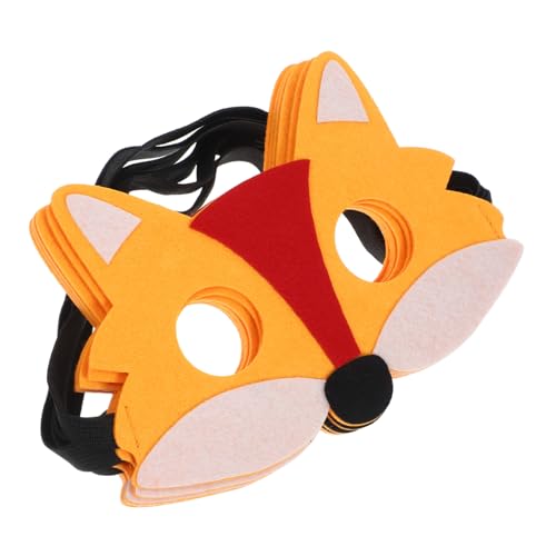 CONGARTENO 6 Stück Teiliges Wolf Cosplay Masken Halbes Gesicht aus Filz Tiermasken für Halloween Fasching Karneval Kostüm Party Zubehör CONGARTENO 6 Stück Teiliges Wolf Cosplay Masken Halbes Gesicht aus Filz Tiermasken für Halloween Fasching Karneval Kostüm Party Zubehör von CONGARTENO