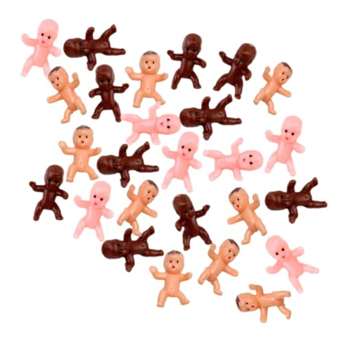 CONGARTENO 60 Stück Teiliges Mini Figuren Kleine Lebensnahe Kunststoffpuppen in Hautfarben als Shower Party Dekoration und Geschenk Langlebig und Detailreich Gefertigt von CONGARTENO